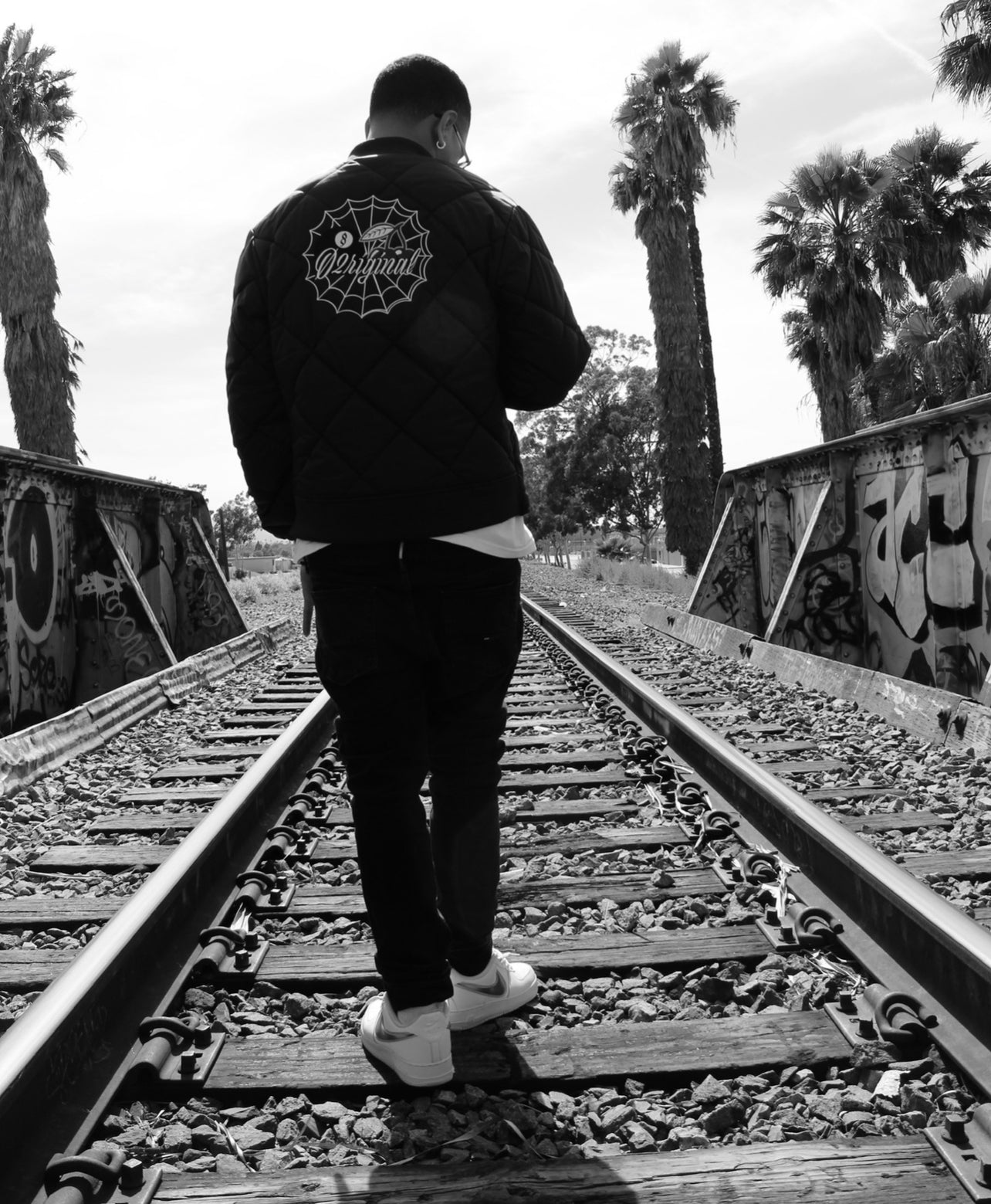 Ø2 Diamond Quilted Jacket (Black)