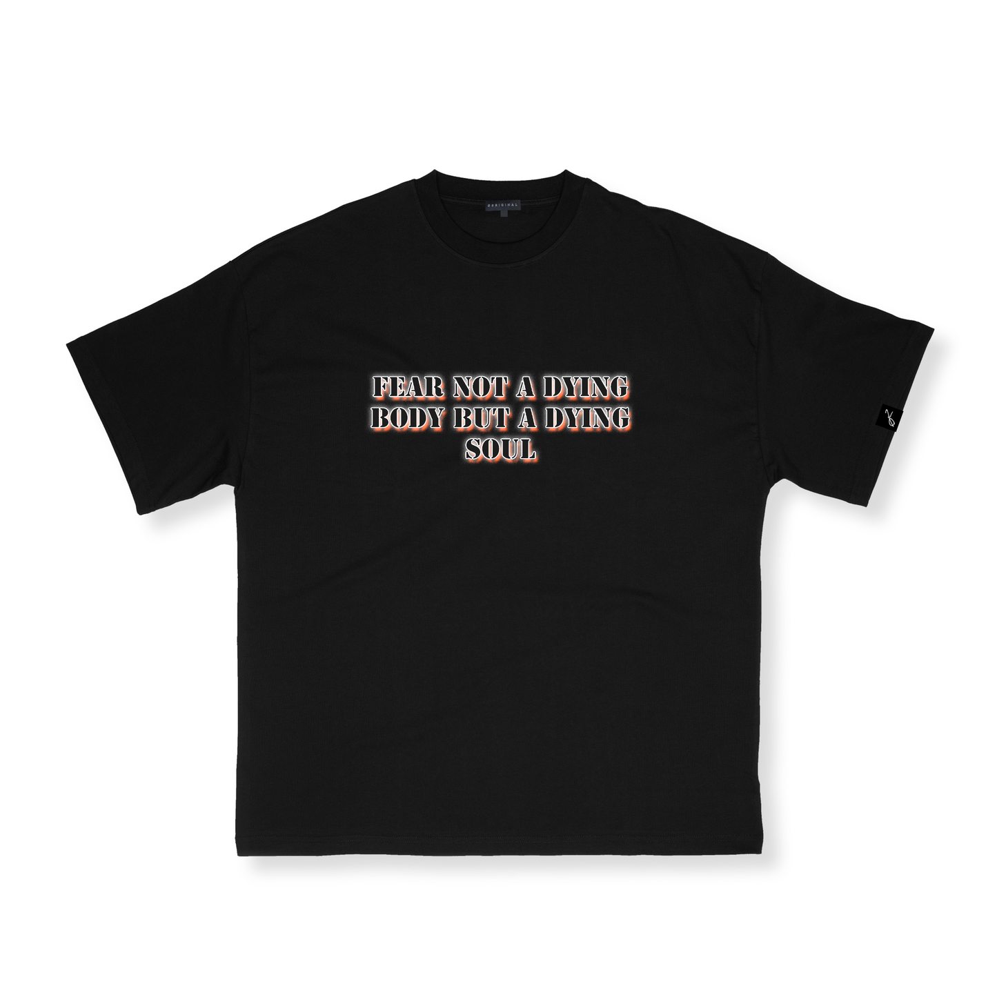 FEAR NOT TEE (Black/Orange)