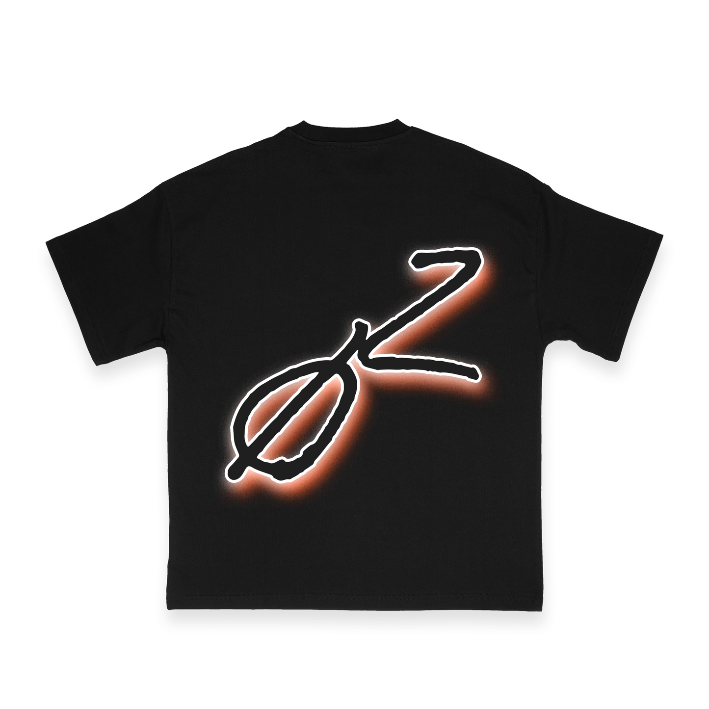 FEAR NOT TEE (Black/Orange)