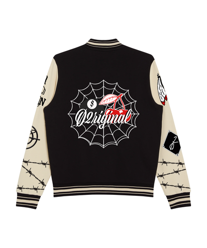 Ø2riginal Champions Varsity Jacket (Black/Cream)