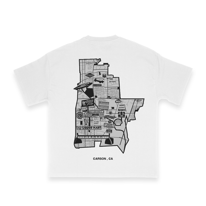 THE MAP TEE (WHITE)